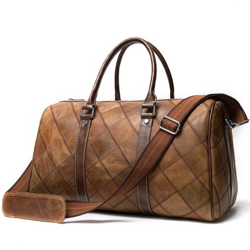 Rigg Leder Duffel Reisetasche - Image 4