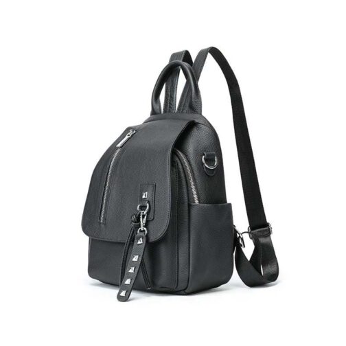 Hazoh Women's Leather Backpack - Image 2