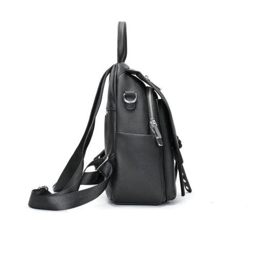 Hazoh Women's Leather Backpack - Image 3