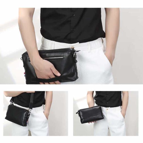 Kara Leather Crossbody Bag - Image 2